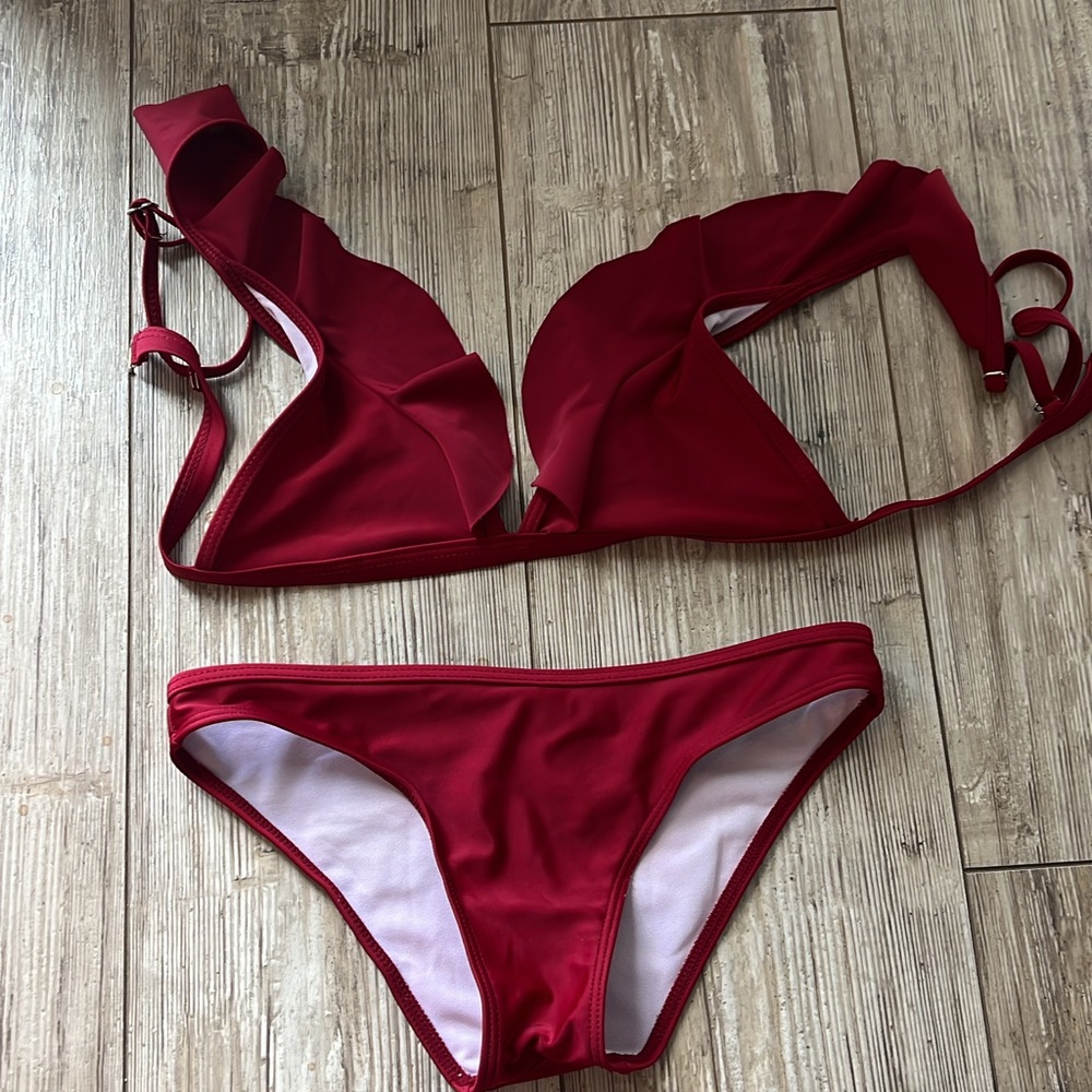 Red suit!